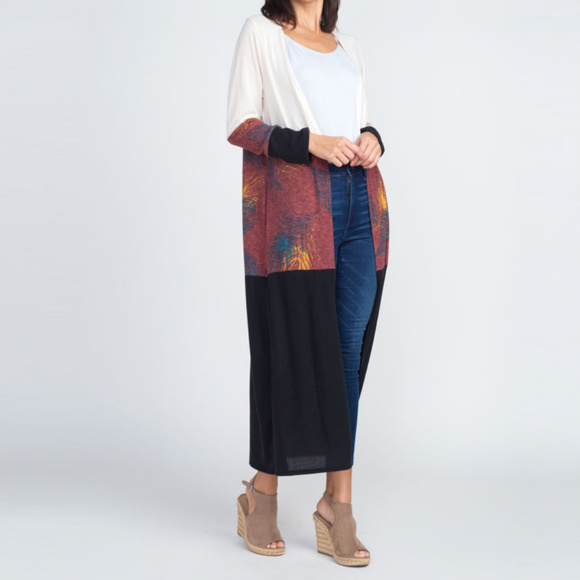 Color Block Duster - Picture 2 of 4